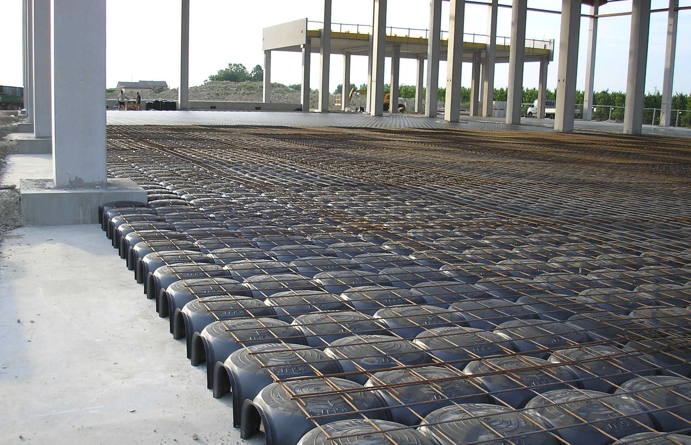 Pavimento ventilado para camara frigorifica