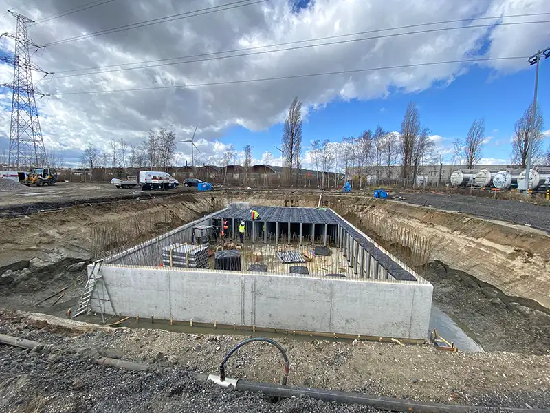 Cistern för brandbekämpningssystem