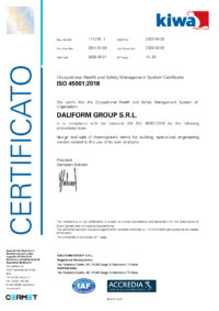DaliformGr-45001_CertificatoInglese - AllegatoB